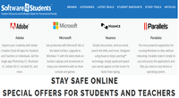 Discounted student software at software4students.co.uk